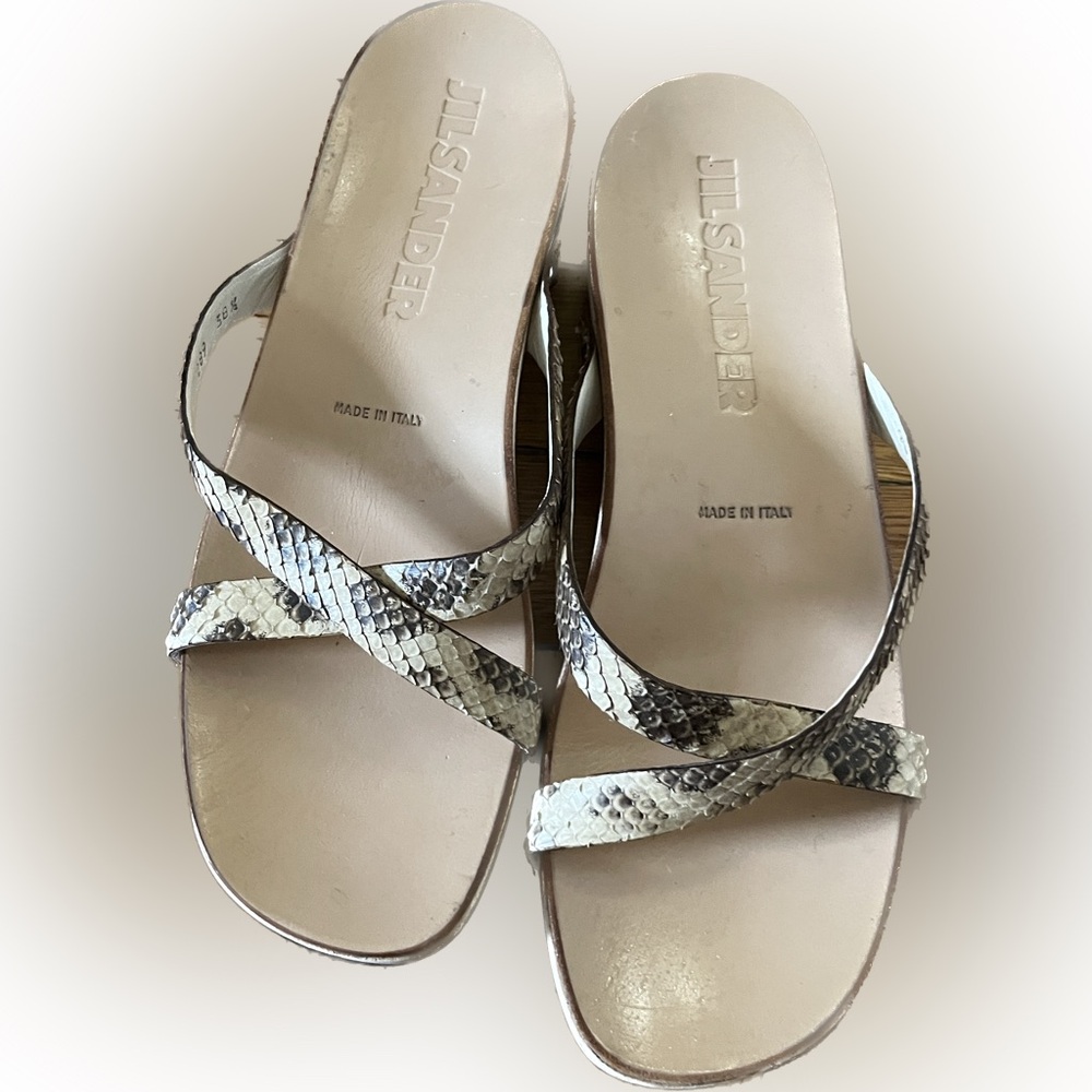 Jil Sander clog sandal